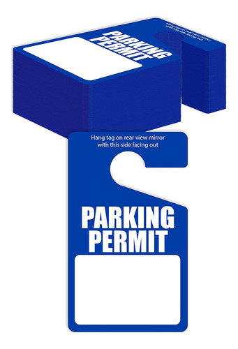 Etiquetas Colgantes Para Permiso De Estacionamiento, Paquete