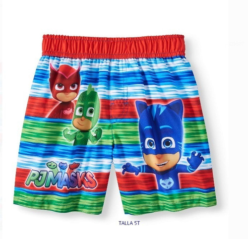 Shorts Pj Masks De Niños Paw Patrol Cars Mickey Spiderman