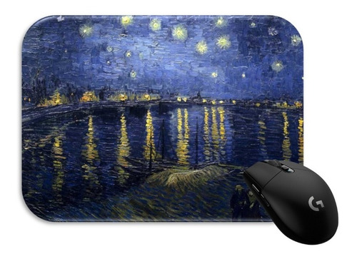 Pad Mouse Noche Estrellada Vicent Van Gogh
