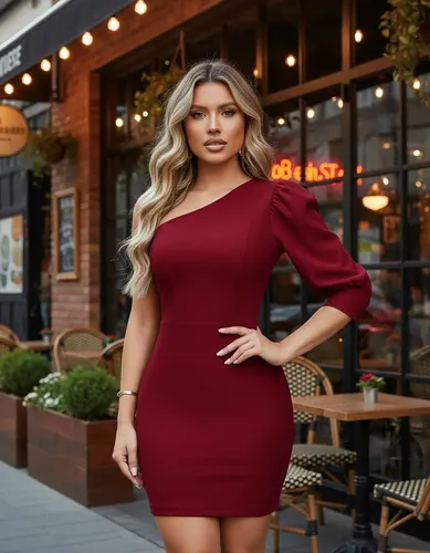 Vestido Mula Manca Decote Assimétrico Curto Moda Gringa