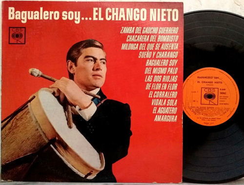 El Chango Nieto - Bagualero Soy- Lp Vinilo Año 1966 Folklore