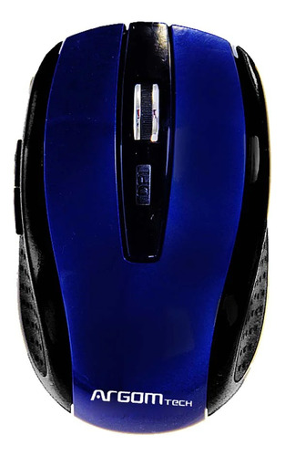 Mouse Óptico Inalámbrico 2.4ghz Usb Ms32 Argom Tech Azul