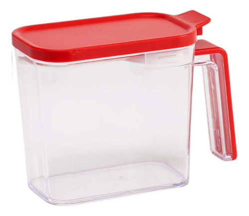 Soporte De Caja De Condimento De Tarro De Condimento De Rojo