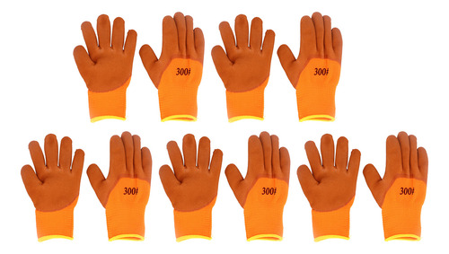 Guantes De Trabajo De Invierno, 5 Pares, Resistentes Al Desg