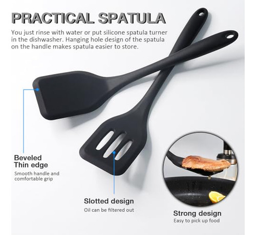 Espátula De Silicona Juego De 4 Piezas, Conjunto De Espátula