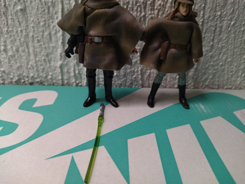Figura Star Wars Luke Skywalker Y Leía Leer Descripción (Usado)