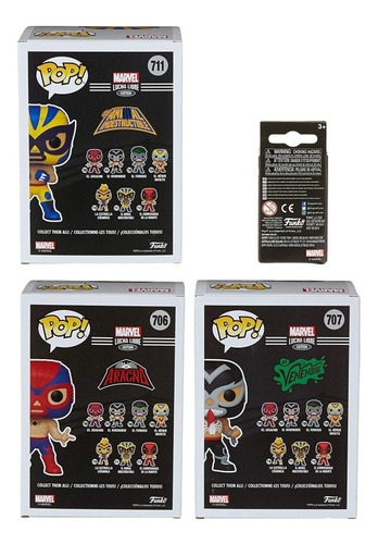 Funko Pop! Paquete De 4 Marvel Collector Edición Lucha Libre
