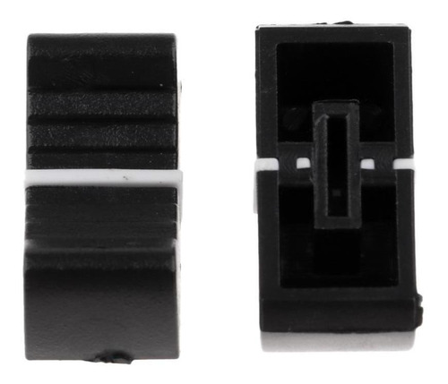 Tapa Acanalada De La Perilla Del Mezclador Deslizante Negro