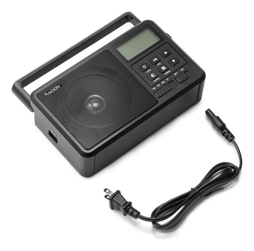 Raddy Rf206 Digital Am Fm Radio Receptor De Radio Portátil D