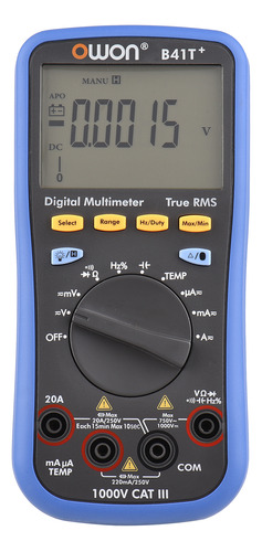 Multímetro Digital Bt Owon B41t+ 22000 Accounts Rm Verdadero