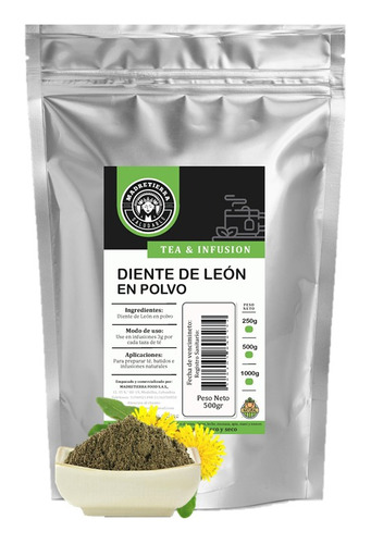 Diente De León En Polvo X500g - g a $62