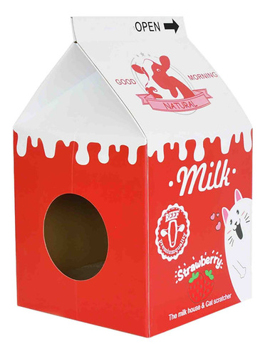 Rascador Ke Woow Premium P Gato, Tipo Cartón Leche Colors LG Color Rojo