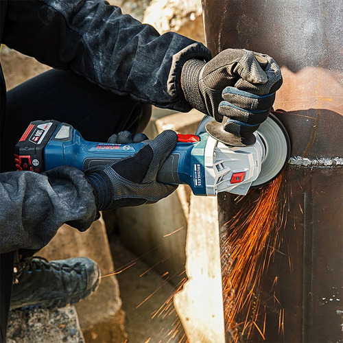 Amoladora Angular 5 18v Brushless Baretool Bosch Gws 180-li