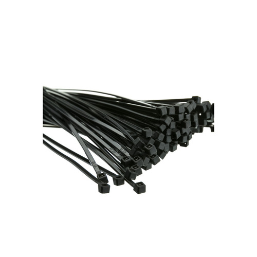 Precintos Plásticos Negros 7,5 X 370mm X100 Unidades Nebrask