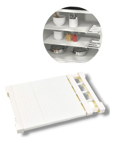 Estante Extensible Regulable Sin Perforar Placard 38-55