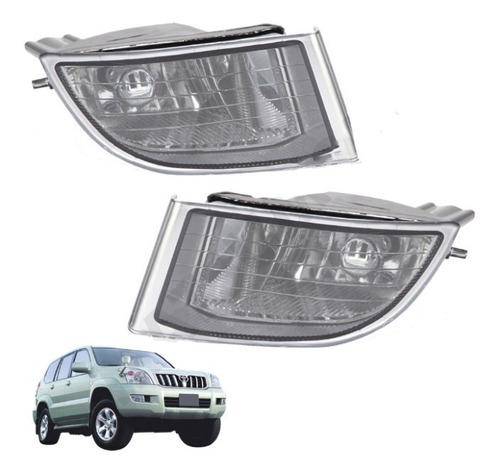 Kit Neblineros Toyota Land Cruiser Prado 2007 2008 Luces Led