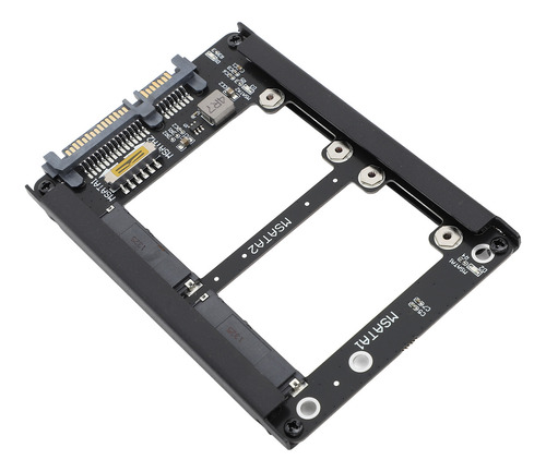Adaptador Msata A Disco Duro, Tarjeta Convertidora Dual Ssd