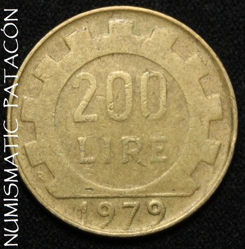 Np- Moneda 200 Liras Italia 1979