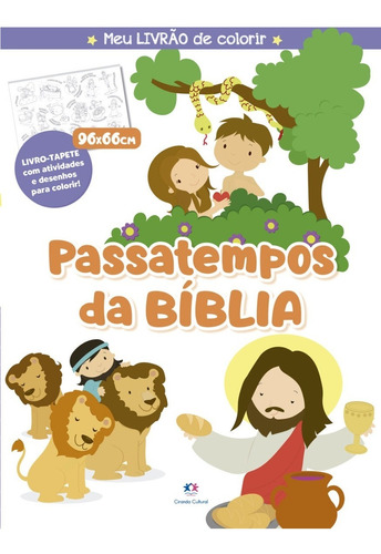 Meu Livrão Tapete De Passatempos Da Biblia Infantil