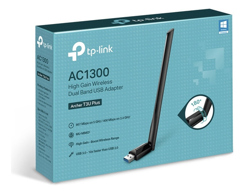 Adaptador Usb Inalámbrico Tp-link Archer T3u Plus Ac1300 (Usado)