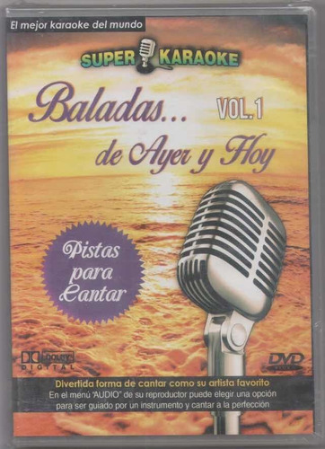 Baladas De Ayer Y Hoy Vol 1 Super Karaoke Nuevo