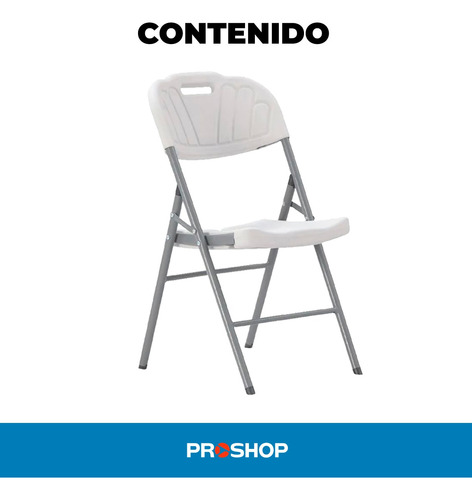 Silla Plegable Reforzada Comedor Catering Hogar Evento !!