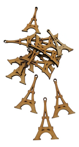 Silueta Torre Eiffel París Mdf 5cm Paquete De 50 Piezas