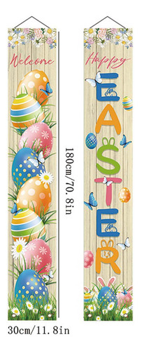 Banderín De Coplas De Pascua, Banderas Colgantes, Huevos De