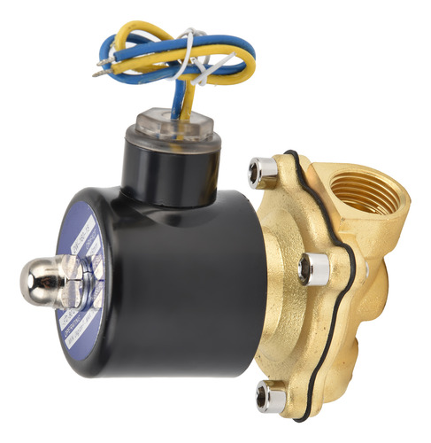 Válvula Solenoide Normalmente Cerrada 2w16015 G1/2 En Latón
