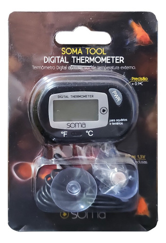 Soma Termômetro Digital C/ Sensor De Temperatura Interno