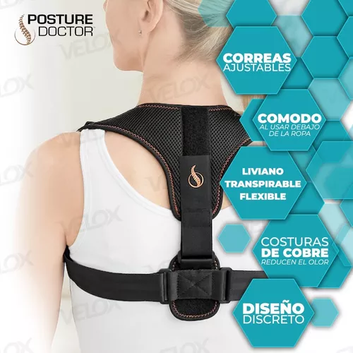 Corrector De Postura Faja Lumbar Para La Columna Mujer Hombr