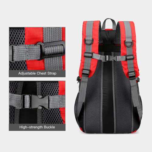 Mochila Impermeable De 40 Litros Para Hombre Y Mujer Con Dos