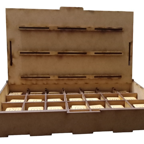 Caja Abc Abecedario Didactico Mdf Aprender Niños Educativo