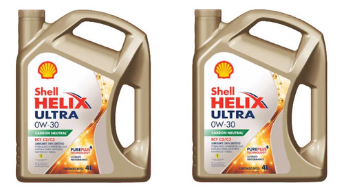 Kit Aceite Shell Helix Ultra Av-l 0w30 Vw Touareg V6 Dpf 8lt