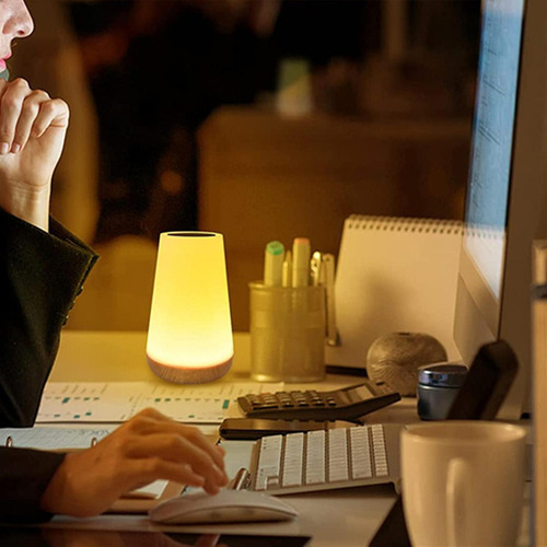 `. Lámpara De Escritorio Con Luz Nocturna Remota Lámpara