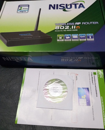 Nisuta Wireless Ap Router 802.iinmodelo No.ns-wir150ne 