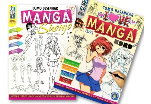 Como Desenhar Mangá Shoujo (Aprenda a Desenhar Passo a Passo Livro 1) eBook  : Garcia, Arthur: : Livros