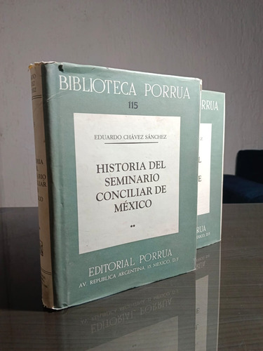 Historia Del Seminario Conciliar De México - Porrua Completo