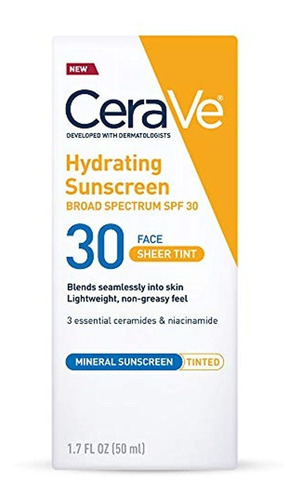 Cerave  Protector Solar Tintado Con Spf 30 Protector Solar