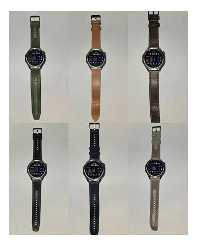 Smartwatch, Huawe| Watch Gt 4 46mm Verde + 6 Pulseiras Reser Prateado Verde Prateado (Usado)
