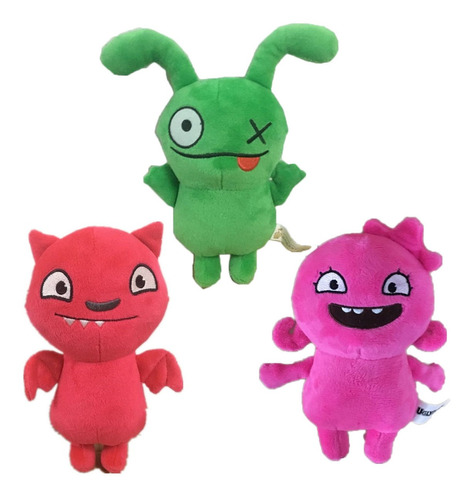 3 Piezas Uglydolls Cartoons Muñeca De Peluche Niño Juguetes