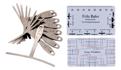 Guitar Luthier Kit De Herramientas De Medición Regla De Cuer