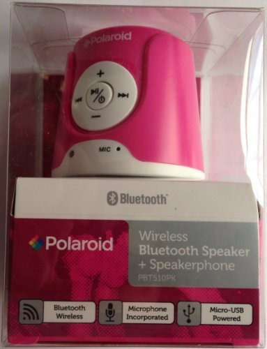 Altavoz Bluetooth Polaroid Inalámbrico Recargable Con Micróf
