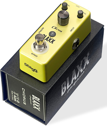 Imagen 1 de 2 de Pedal De Efecto Stagg Blaxx Chorus Bxchorus Pedal Guitarra