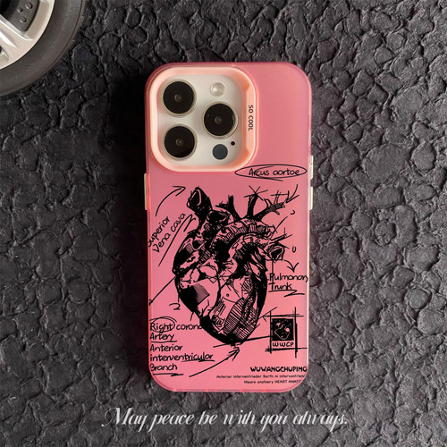 Capa Case Capinha Anti Impacto Premium P/ Iphone 13,14,15,16 Rosa 16 Pro Max