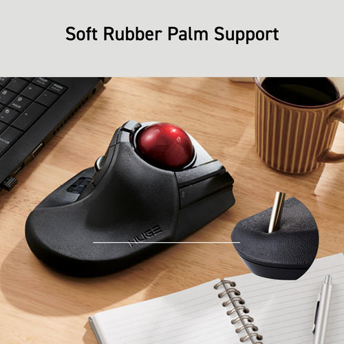 Trackball Elecom Enorme Contador De Dedos Índice Usb Inalámb