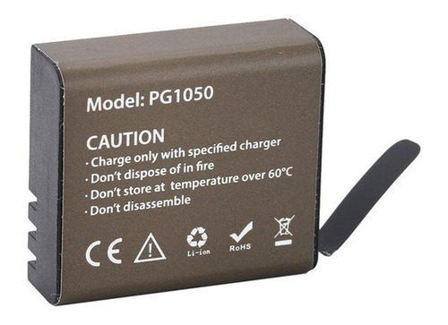 Imagen 6 de 8 de Pila Batería Original Eken H9r Modelo Pg1050 1050 Mah