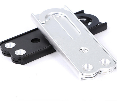 2 Tendedero De Ropa Plegable De Aleación De Aluminio Negro