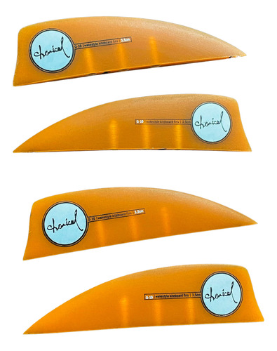 Quillas P/tabla De Kite - Chemical Kiteboard Fins -  3,5cm