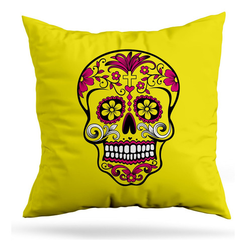 Cojin Deco Mexican Skull (d0482 Boleto.store)